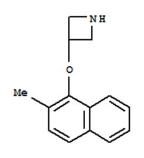 (9ci)-3-[(2-甲基-1-萘)氧基]-氮杂丁烷结构式_786625-51-2结构式