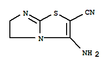 (9ci)-3-氨基-5,6-二氢-咪唑并[2,1-b]噻唑-2-甲腈结构式_787500-08-7结构式