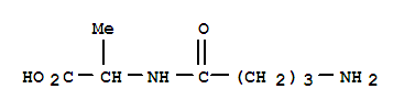 n-(4-氨基-1-氧代丁基)-丙氨酸结构式_787510-60-5结构式
