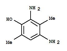 (9CI)-2,4-二氨基-3,6-二甲基-苯酚结构式_787511-37-9结构式