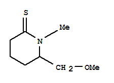 6-(甲氧基甲基)-1-甲基-2-哌啶硫酮结构式_787636-53-7结构式