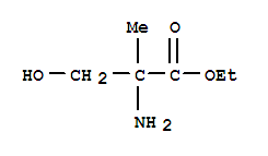 2-氨基-2-甲基-3-羟基-丙酸乙酯结构式_78843-72-8结构式