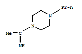 (9ci)-1-(1-亚氨基乙基)-4-丙基-哌嗪结构式_789434-68-0结构式