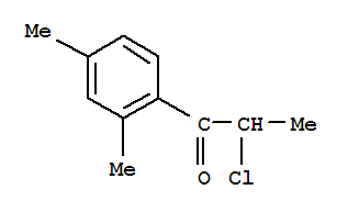 (9ci)-2-氯-1-(2,4-二甲基苯基)-1-丙酮结构式_78978-71-9结构式