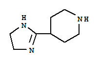 (9CI)-4-(4,5-二氢-1H-咪唑-2-基)-哌啶结构式_790164-60-2结构式