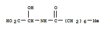 (9ci)-羟基[(1-氧代辛基)氨基]-乙酸结构式_790676-98-1结构式