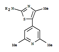 2-Thiazolamine,5-(2,6-dimethyl-4-pyridinyl)-4-methyl-(9ci) Structure,790706-70-6Structure