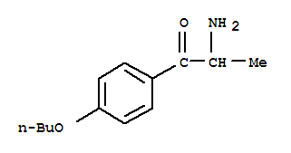  2-氨基-1-(4-丁氧基苯基)-1-丙酮结构式_791586-69-1结构式