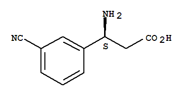 (S)-3-amino-3-(3-cyano-phenyl)-propionic acid Structure,791778-00-2Structure