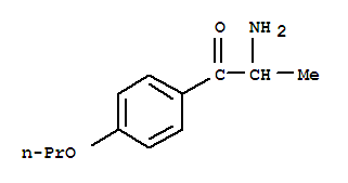  2-氨基-1-(4-丙氧基苯基)-1-丙酮结构式_791782-73-5结构式