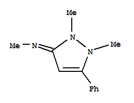 Methanamine, n-(1,2-dihydro-1,2-dimethyl-5-phenyl-3h-pyrazol-3-ylidene)-(9ci) Structure,792186-38-0Structure