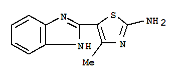 2-Thiazolamine,5-(1h-benzimidazol-2-yl)-4-methyl-(9ci) Structure,793654-31-6Structure