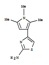 2-Thiazolamine,4-(1,2,5-trimethyl-1h-pyrrol-3-yl)-(9ci) Structure,793727-92-1Structure