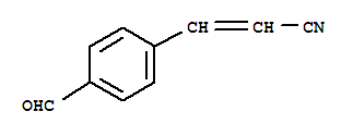 (9ci)-3-(4-甲酰基苯基)-2-丙烯腈结构式_79382-67-5结构式