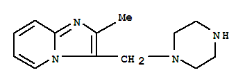 (9ci)-2-甲基-3-(1-哌嗪甲基)-咪唑并[1,2-a]吡啶结构式_794582-36-8结构式