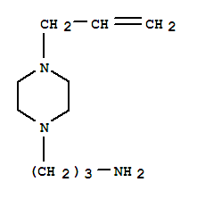 (9ci)-4-(2-丙烯基)-1-哌嗪丙胺结构式_79511-48-1结构式