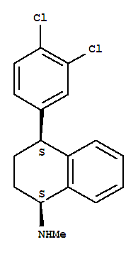 (1R,4r)-rel-4-(3,4-dichlorophenyl)-1,2,3,4-tetrahydro-n-methyl-1-naphthalenamine Structure,79617-95-1Structure