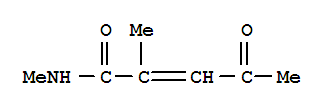 (9ci)-n,2-二甲基-4-氧代-2-戊烯酰胺结构式_79780-04-4结构式