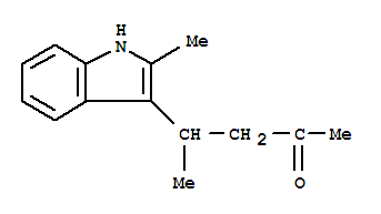 (9ci)-4-(2-甲基-1H-吲哚-3-基)-2-戊酮结构式_798572-89-1结构式