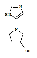 (9ci)-1-(1H-咪唑-4-基)-3-吡咯烷醇结构式_799813-96-0结构式