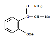  2-氨基-1-(2-甲氧基苯基)-1-丙酮结构式_80096-47-5结构式
