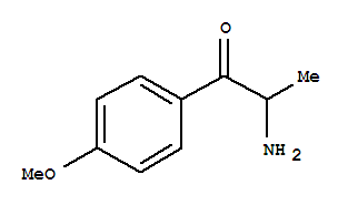  2-氨基-1-(4-甲氧基苯基)-1-丙酮结构式_80096-48-6结构式