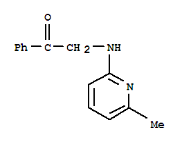 (8ci)-2-[(6-甲基-2-吡啶)氨基]-苯乙酮结构式_801138-34-1结构式