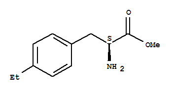 (8ci)-3-(p-乙基苯基)-丙氨酸甲酯结构式_801148-28-7结构式
