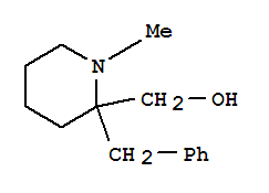 (8ci)-2-苄基-1-甲基-2-哌啶甲醇结构式_801194-75-2结构式