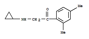 (8ci)-2-(环丙基氨基)-2,4-二甲基-苯乙酮结构式_801983-70-0结构式