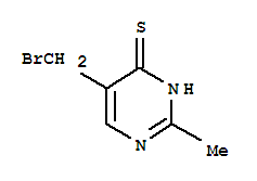 (8ci)-5-(溴甲基)-2-甲基-4-嘧啶硫醇结构式_801989-89-9结构式