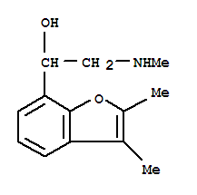 7-Benzofuranmethanol,2,3-dimethyl-alpha-[(methylamino)methyl]-(8ci) Structure,801991-64-0Structure