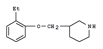 (8CI)-3-[(o-乙基苯氧基)甲基]-哌啶结构式_802037-46-3结构式