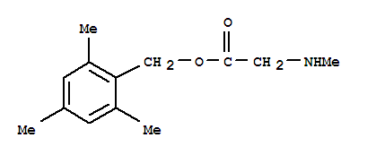 Sarcosine, 2,4,6-trimethylbenzyl ester Structure,802048-75-5Structure