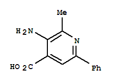 Isonicotinic acid,3-amino-2-methyl-6-phenyl-(8ci) Structure,802275-01-0Structure