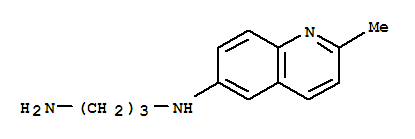 (8ci)-6-[(3-氨基丙基)氨基]-喹哪啶结构式_802302-31-4结构式