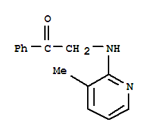 (8ci)-2-[(3-甲基-2-吡啶)氨基]-苯乙酮结构式_802542-11-6结构式