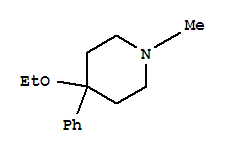 (8CI)-4-乙氧基-1-甲基-4-苯基-哌啶结构式_802544-94-1结构式