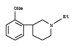 Piperidine,1-ethyl-3-(o-methoxyphenyl)-(8ci) Structure,802580-59-2Structure