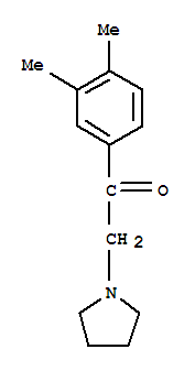 (8ci)-3,4-二甲基-2-(1-吡咯烷)-苯乙酮结构式_803617-28-9结构式