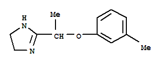 (8ci)-2-[1-(间甲苯氧基)乙基]-2-咪唑啉结构式_803618-05-5结构式