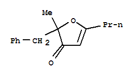 3(2H)-furanone,2-methyl-2-(phenylmethyl)-5-propyl-(9ci) Structure,805232-76-2Structure