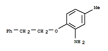 Benzenamine,5-methyl-2-(2-phenylethoxy)-(9ci) Structure,806603-62-3Structure