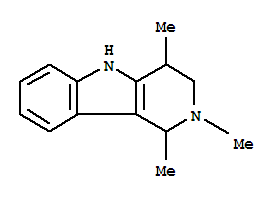 (9ci)-2,3,4,5-四氢-1,2,4-三甲基-1H-吡啶并[4,3-b]吲哚结构式_806617-47-0结构式
