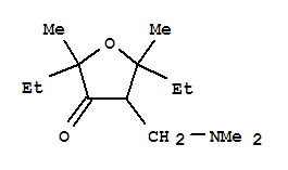 3(2H)-furanone,4-[(dimethylamino)methyl]-2,5-diethyldihydro-2,5-dimethyl-(9ci) Structure,807262-58-4Structure