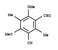 Benzonitrile,3-formyl-4,6-dimethoxy-2,5-dimethyl-(9ci) Structure,807628-69-9Structure