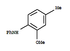 Benzenamine,2-methoxy-4-methyl-n-phenyl-(9ci) Structure,808114-08-1Structure