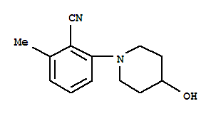 Benzonitrile,2-(4-hydroxy-1-piperidinyl)-6-methyl-(9ci) Structure,808133-87-1Structure