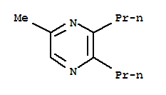 (9CI)-5-甲基-2,3-二丙基-吡嗪结构式_80832-41-3结构式