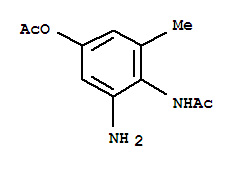 Acetamide,n-[4-(acetyloxy)-2-amino-6-methylphenyl]-(9ci) Structure,808743-19-3Structure